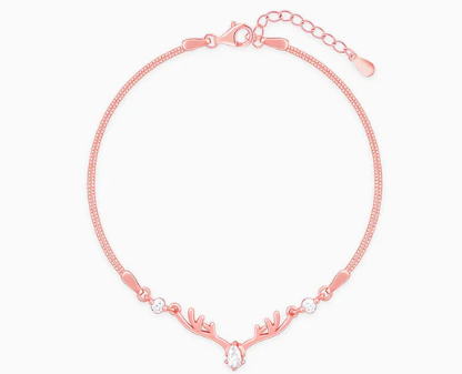 Rose Gold Deer Bracelet