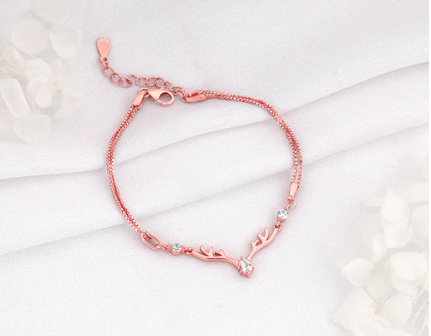 Rose Gold Deer Bracelet