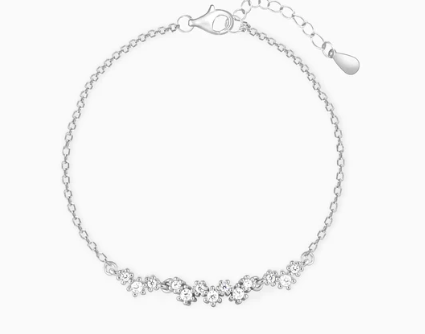 Silver Beautiful Glittering Bracelet