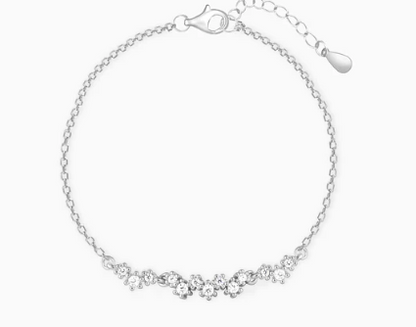 Silver Beautiful Glittering Bracelet