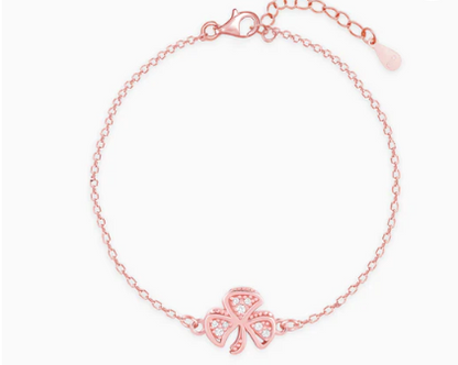 Rose Gold Shamrock Bracelet