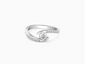 Silver Solitaire Grace Ring