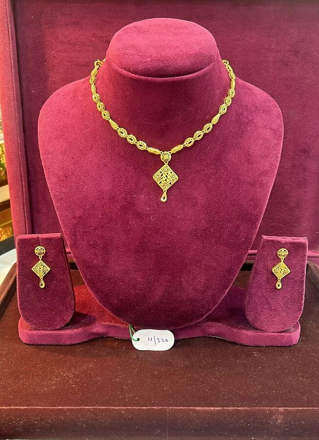 Italian Jewellery set combo pure 22 carat gold